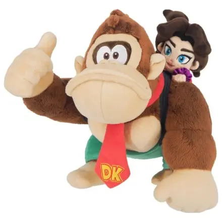 Plišana figura Donkey Kong Bananza Donkey Kong & Pauline 23 cm fotografija proizvoda