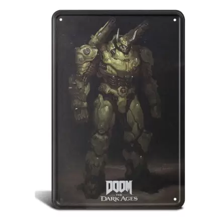 Doom The Dark Ages Metalni znak Atlan 20 x 30 cm fotografija proizvoda