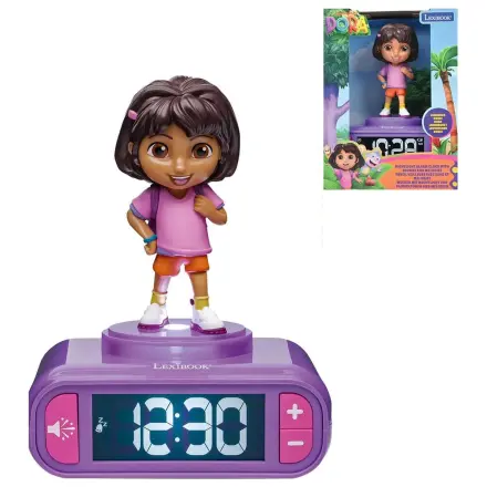 Dora the Explorer budilica s noćnim svjetlom fotografija proizvoda
