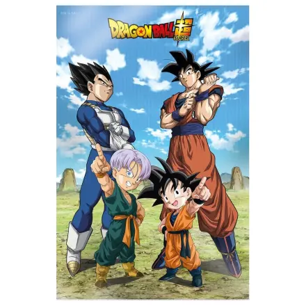Dragon Ball Super 3D Poster Battle of Gods Goku Vegeta Family 38 x 58 cm fotografija proizvoda