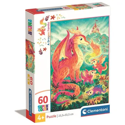 Dragon Family puzzle od 60 dijelova Clementoni fotografija proizvoda