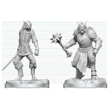 Dungeons & Dragons Nolzur's Marvelous Miniatures Neobojena minijatura Dragonborn Paladin & Dragonborn Squire 14 cm fotografija proizvoda