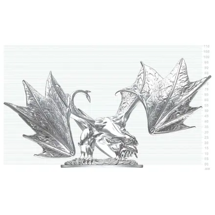 Dungeons & Dragons Nolzur's Marvelous Miniatures Neobojana Minijatura Mladi Safirni Zmaj 20 cm fotografija proizvoda