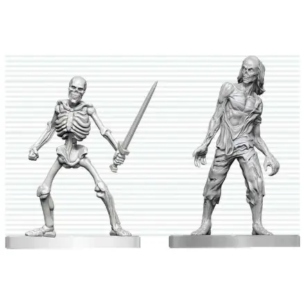 Dungeons & Dragons Nolzur's Marvelous Miniatures Neobojena minijatura Zombi i Kostur 14 cm fotografija proizvoda