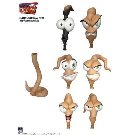 Earthworm Jim Accessory Pack Wave 1: Tijelo crva & Jim Glave termékfotója