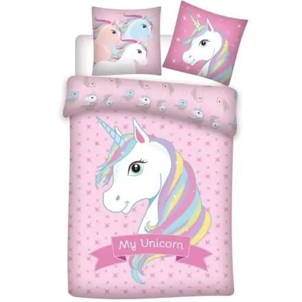 Unicorn mikrofibra navlaka za poplun krevet 90cm fotografija proizvoda
