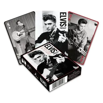 Elvis Presley Playing Cards Crno-bijele karte za igranje termékfotója