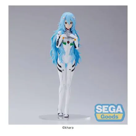 Evangelion: 3.0+1.0 Thrice Upon a Time SPM PVC Statua Rei Ayanami Long Hair Ver. 21 cm fotografija proizvoda
