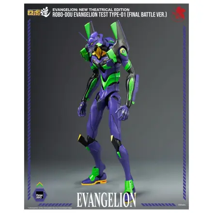 Evangelion: New Theatrical Edition Robo-Dou akcijska figura Evangelion Test Type - 01 Final Battle Version 25 cm fotografija proizvoda