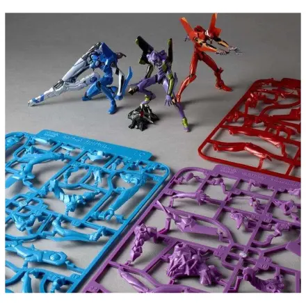 EVANGELION Unit-01 / Unit-02 / Prototype-00 Model Set Artpla 12cm fotografija proizvoda