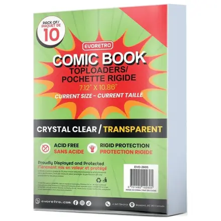 Evoretro Comics Topload držač, pakiranje od 10 komada, Current fotografija proizvoda