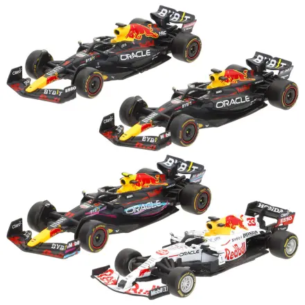 F1 Red Bull metalno pakiranje 4 automobila fotografija proizvoda