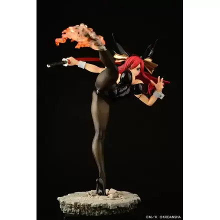Fairy Tail kip 1/6 Erza Scarlet High Kick Black Bunny Ver. 37 cm fotografija proizvoda