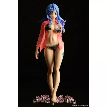 Fairy Tail kip 1/6 Jubia Lokser Gravure_Stylesee-through mokra majica Black Bikini!! 25 cm termékfotója