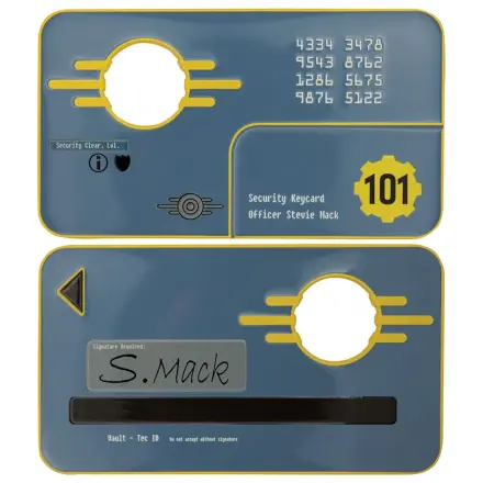 Fallout 3 Replica Vault 101 Sigurnosna ključ-kartica Ograničeno izdanje fotografija proizvoda