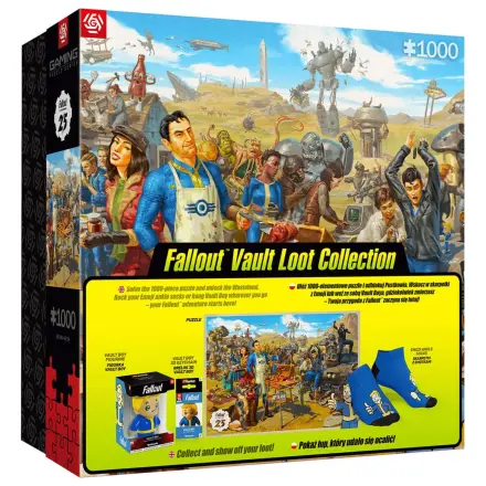 Fallout poklon set Fallout Vault Loot Collection (Slagalica, čarape, figurica i privjesak za ključeve) fotografija proizvoda