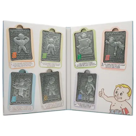 Fallout Ingots with Album S.P.E.C.I.A.L. Album za kolekcionare Perk Card fotografija proizvoda