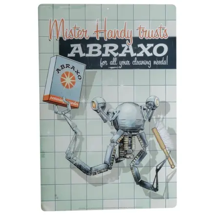 Fallout metalna ploča Mr. Handy fotografija proizvoda