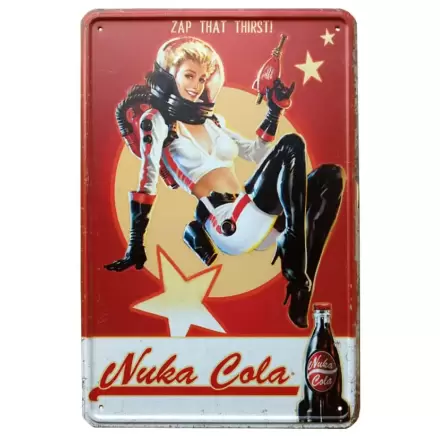 Fallout Metalni Znak Nuka Cola Girl termékfotója