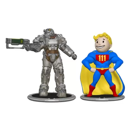 Fallout Mini Figure 2-Pack Set C T-60 & Vault Boy (Power) 7 cmFallout Set Mini Figura, 2 komada Set C T-60 & Vault Boy (Power) 7 cm termékfotója