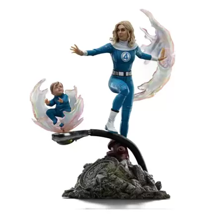 Fantastic Four Art Scale kip 1/10 Invisible Woman and Franklin 28 cm fotografija proizvoda