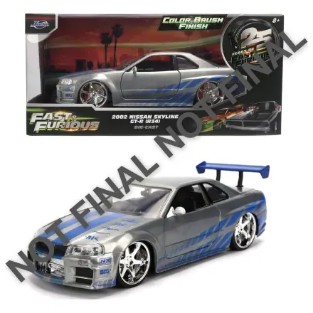 Fast & Furious Diecast vozilo 1:24 Anniversary Nissan Skyline 19 cm fotografija proizvoda
