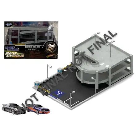 Fast & Furious Nano Scena Diorama Tokyo Drift Garaža fotografija proizvoda