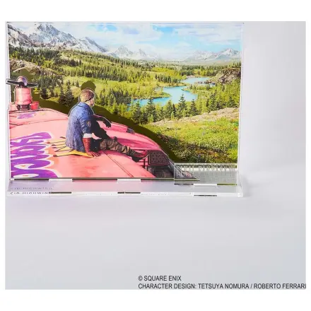 Final Fantasy VII Rebirth akrilna diorama Cid Key Art fotografija proizvoda