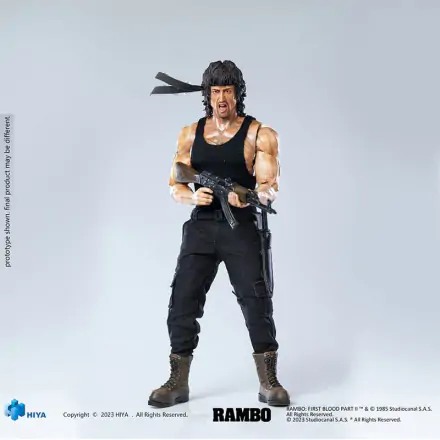 First Blood II Exquisite Super Series Akcijska figura 1/12 First Blood II John Rambo 16 cm termékfotója