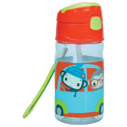 Fisher-Price Animals Auto Plastična bočica sa slamkom s kukicom 350 ml fotografija proizvoda