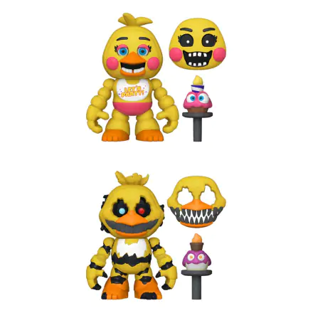 Five Nights at Freddy's Snap akcijske figure Nightmare Chica & Toy Chica 9 cm fotografija proizvoda