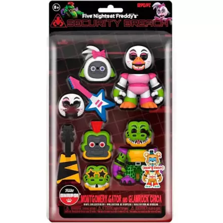 pakiranje 2 figure Five Nights at Freddys Montgomery Gator i Glamrock Chica fotografija proizvoda