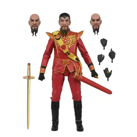 Flash Gordon (1980) akcijska figura Ultimate Ming (Red Military Outfit) 18 cm termékfotója