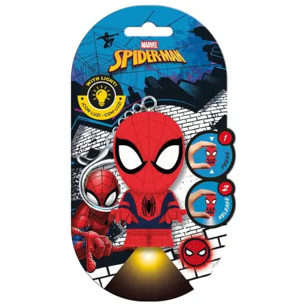 Flashies Marvel Spiderman 3D privjesak za ključeve s LED svjetiljkom fotografija proizvoda