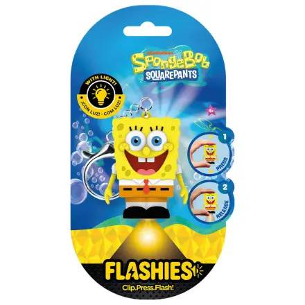 Flashies SpongeBob 3D privjesak za ključeve s LED svjetiljkom fotografija proizvoda