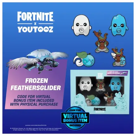Fortnite Komplet od 5 bedževa Sprite set 5 cm fotografija proizvoda