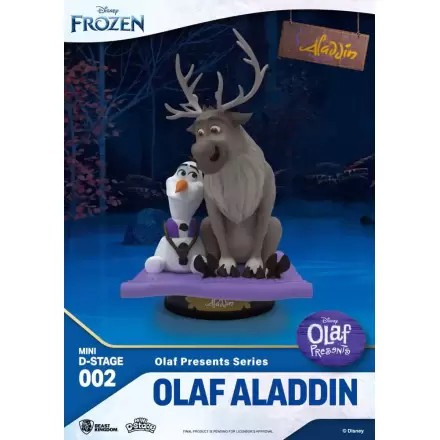 Frozen Mini Diorama Stage PVC Kip Olaf Presents Olaf Aladdin 12 cm fotografija proizvoda