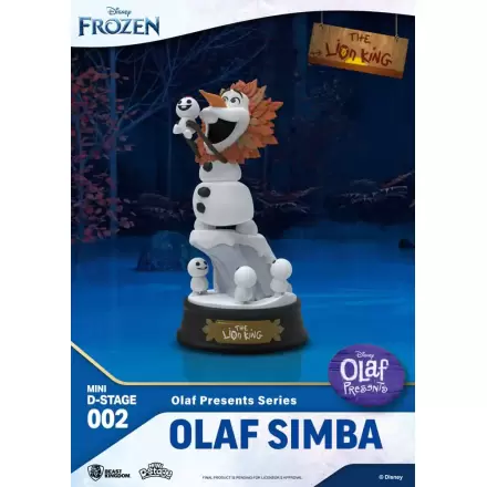 Frozen Mini Diorama Stage PVC Kip Olaf Presents Olaf Simba 12 cm fotografija proizvoda