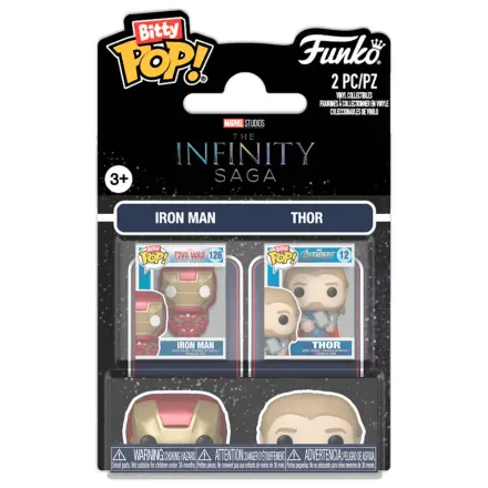 Funko Bitty POP pakiranje s 2 figurice Marvel Infinity Saga Iron Man & Thor fotografija proizvoda