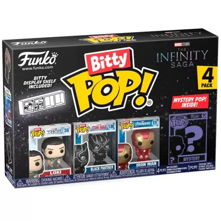 Blister pakiranje 4 figure Bitty POP Marvel The Infinity Saga Loki termékfotója