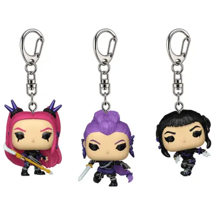 Funko Pocket POP pakiranje od 3 privjeska za ključeve Kpop Demon Hunters fotografija proizvoda