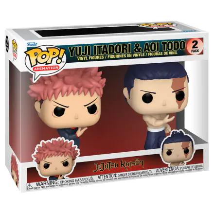 Jujutsu Kaisen POP! Animation Vinilna figura Itadori & Todo 9 cm termékfotója