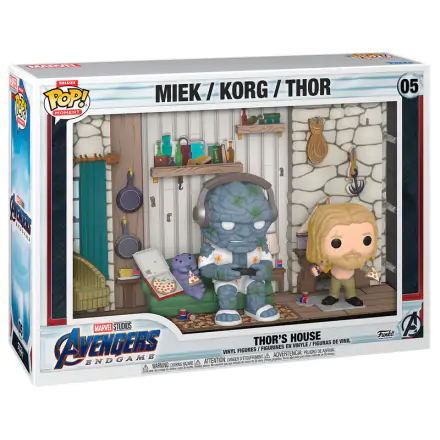 Avengers Endgame POP Moments Deluxe Vinil Figure 2-Pack Thor's House 9 cm fotografija proizvoda