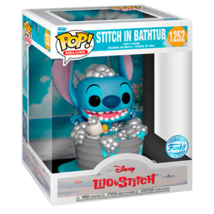 Disney POP! Deluxe Vinilna figura Stitch u kadi 9 cm termékfotója