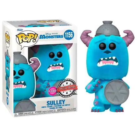 Monsters, Inc. 20th Anniversary POP! Disney Vinyl Figura Sulley s Poklopcem (Flocked) 9 cm termékfotója