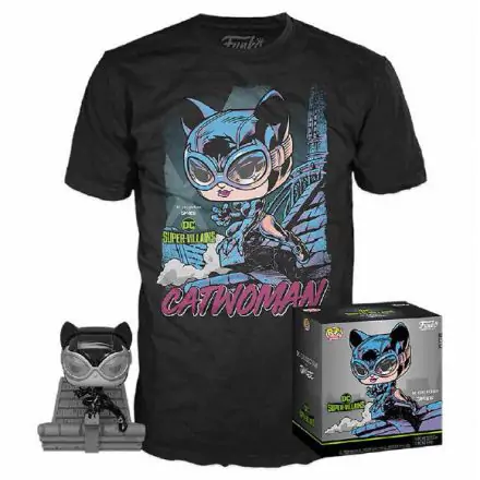 Funko POP figura i majica u kutiji DC Jim Lee Catwoman termékfotója