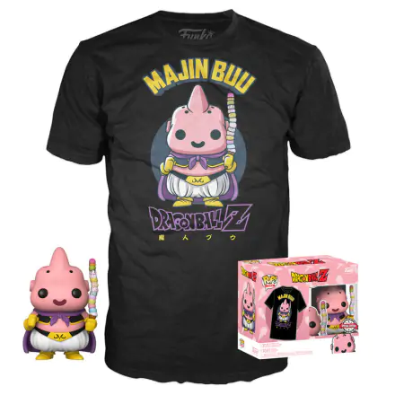 Funko POP! figura i majica u kutiji Dragon Ball Z Majin Buu Ekskluzivno termékfotója