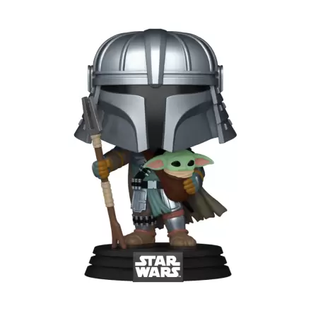 Funko POP figura Star Wars Impressions Mandalorian with Grogu Exclusive fotografija proizvoda
