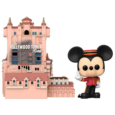 Walt Disney Word 50th Anniversary POP! Town Vinil Figura Hollywood Tower Hotel i Mickey Mouse 9 cm termékfotója