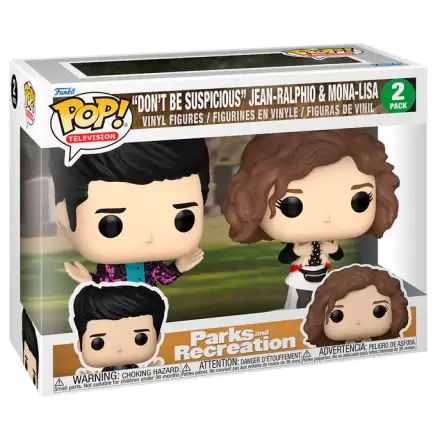 Blister 2 figure Funko POP Parks and Recreation Dont Be Suspicious Jean-Ralphio & Mona-Lisa termékfotója